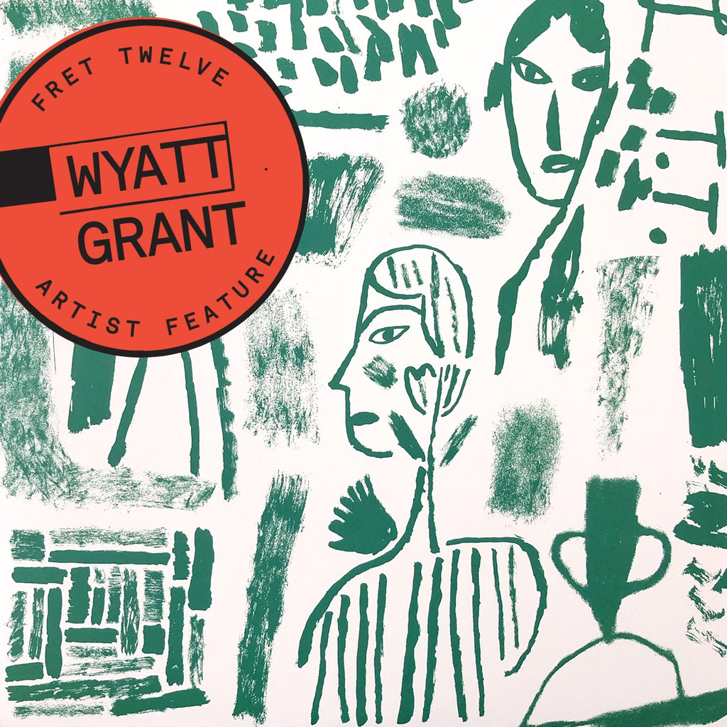Wyatt Grant Artist feature on green artistic drawings