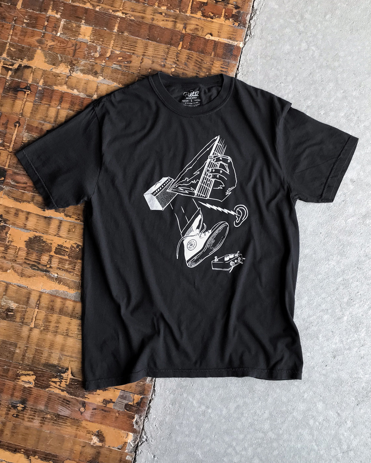 Loud Tee - Black Graphic Shirt | FRET12