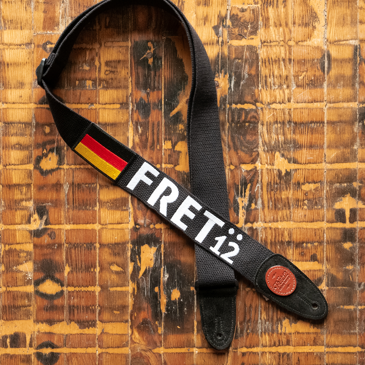 Fret12 Germany Flag Guitar Strap | FRET12