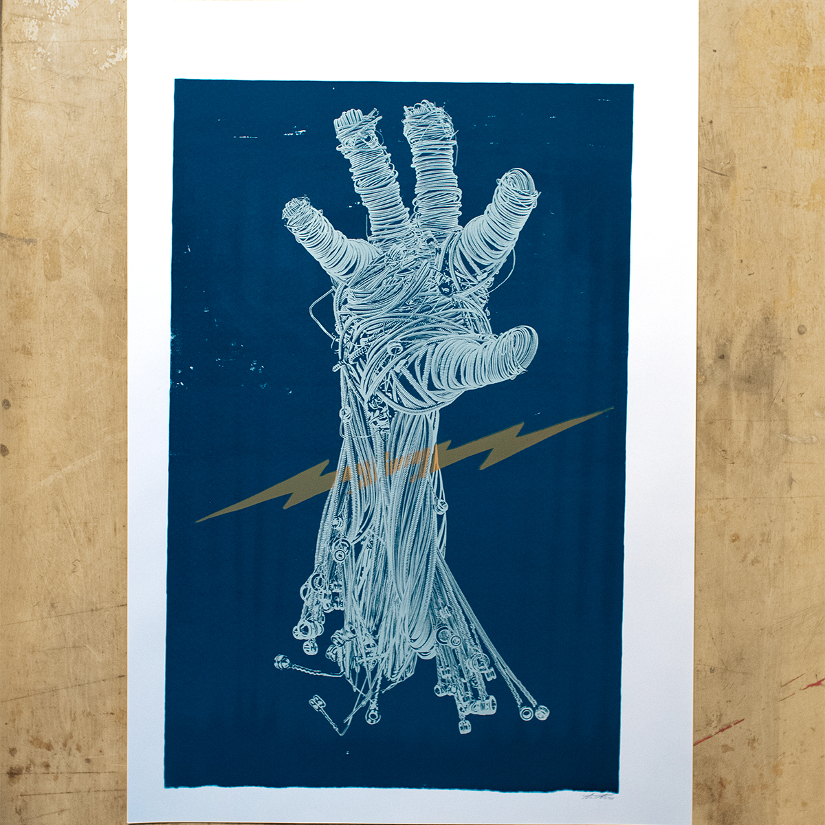The Picking Hand Screen Print - 14 – FRET12