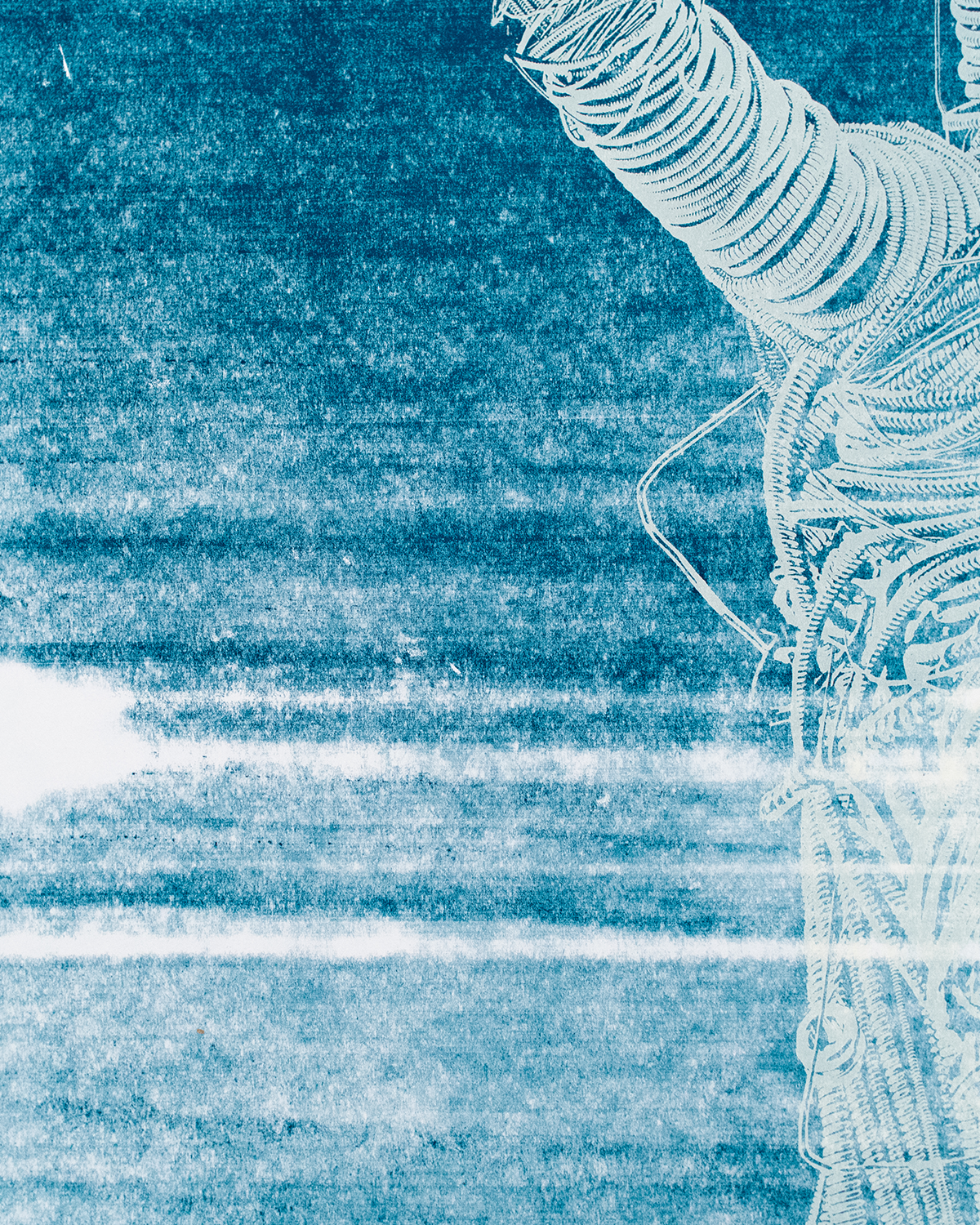 THE PICKING HAND SCREEN PRINT : 15/15 - Closeup