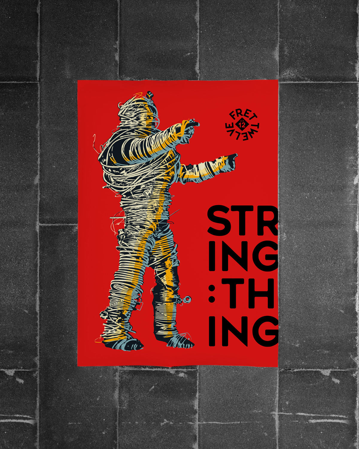★ポスター付！ＵＳオリジナル盤★『TIMES HAVE CHRNGED』 String Thing Red Poster 24x36 | FRET12