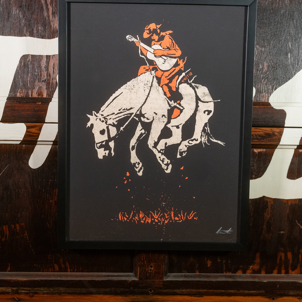 THE BRONCO ART PRINT – FRET12