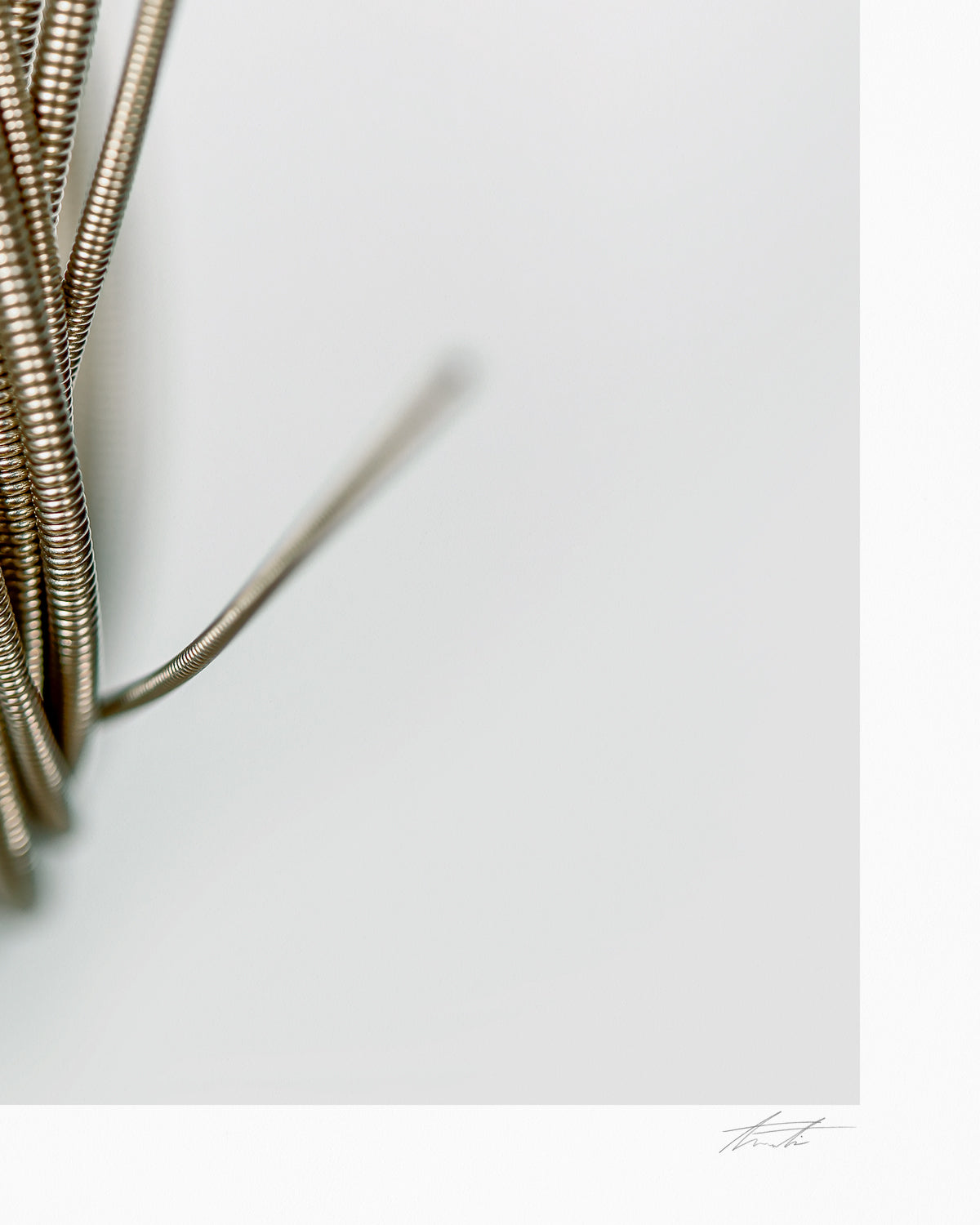 Framed Resonance 6 art print signature close-up