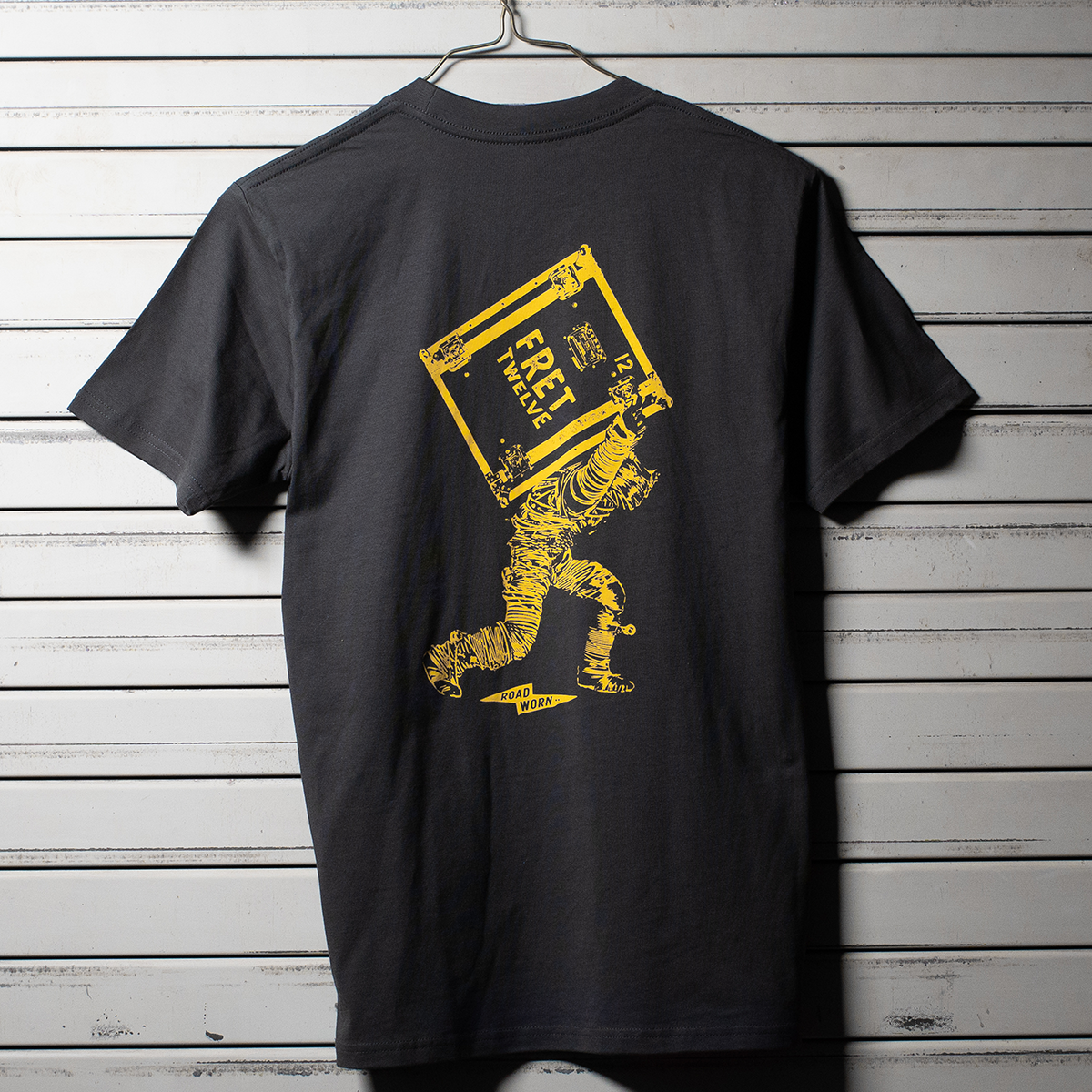 String Thing Atlas Tee - Black Graphic Shirt | FRET12