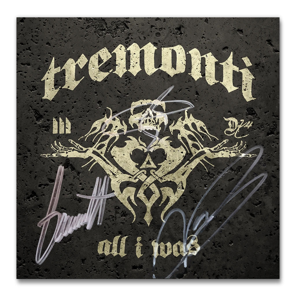 TREMONTI – ALL I WAS CD + SIGNED COVER CARD
