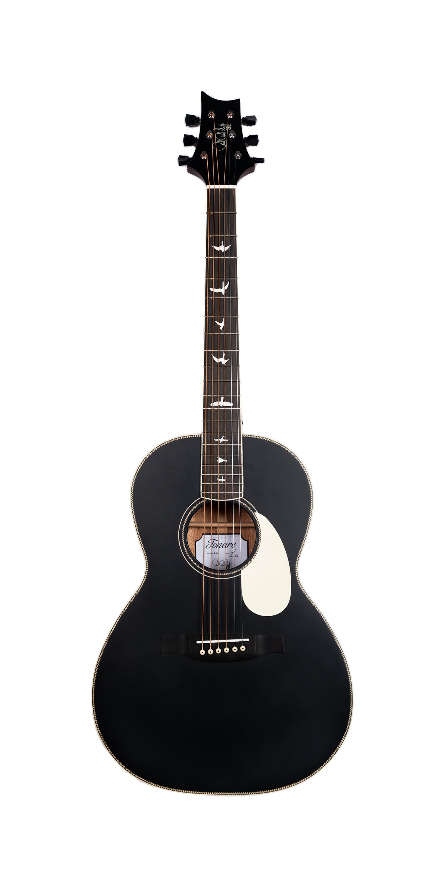 【最安値】PRS SE p20e アコースティックギター PRS SE P20E Acoustic/Electric In Matte Black - Black Tuners