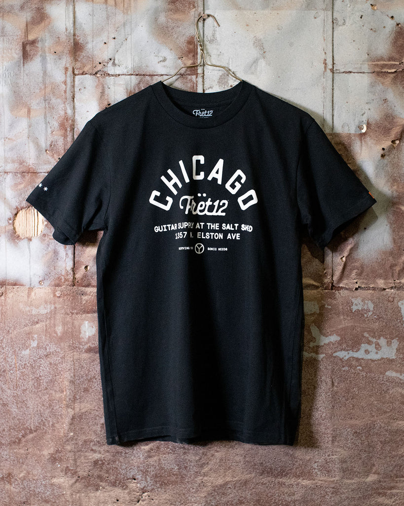 GUITAR SUPPLY AT THE SALT SHED TEE - BLACK