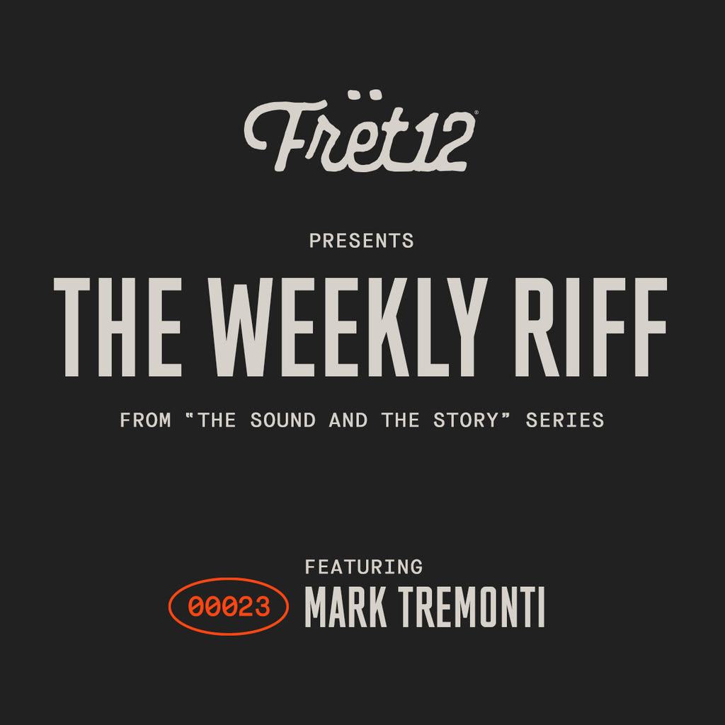 weekly riff fret12 mark tremonti on black
