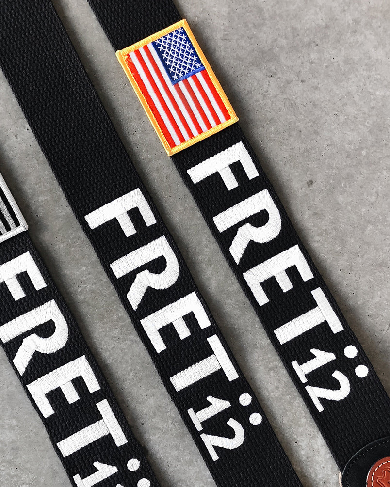 FRET12 OLD GLORY FLAG GUITAR STRAP