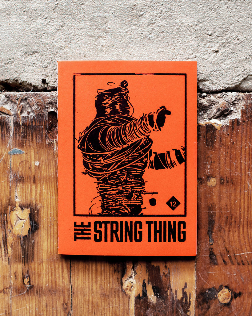 STRING THING BOX DESIGN POCKET JOURNAL - Orange