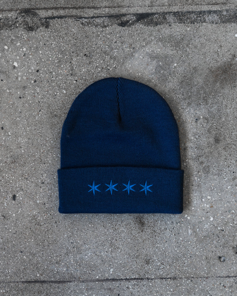 CHICAGO BEANIE - NAVY