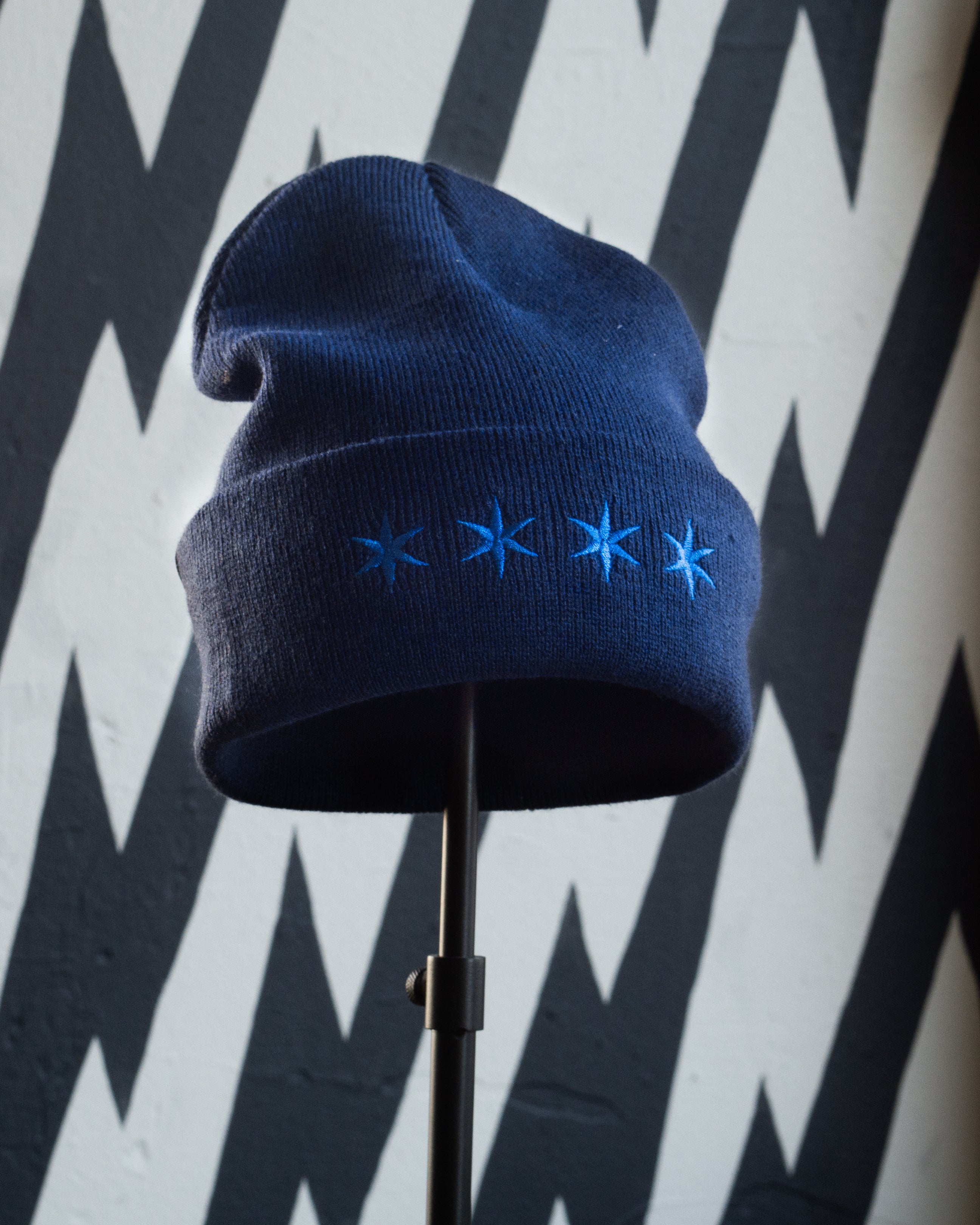 早い者勝ち） NOAH Tri-Color Beanie ブルー　ブラック NOAH】 ☆ TRI-COLOR BEANIE ☆ トリカラービーニー (NOAH