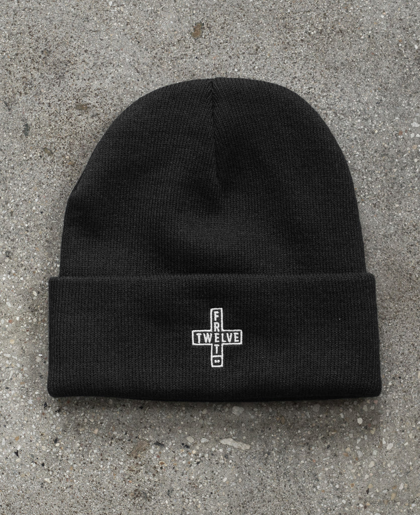 THE CROSSING BEANIE - BLACK