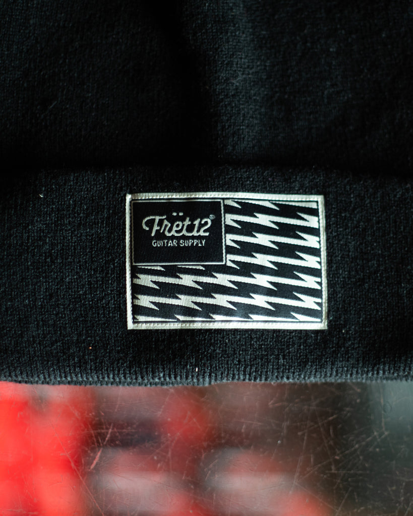 ELECTRIC FLAG BEANIE - BLACK