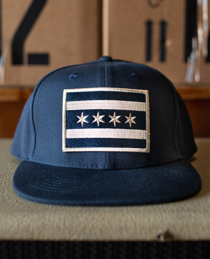 CHICAGO FLAG 6 PANEL HAT – BLUE