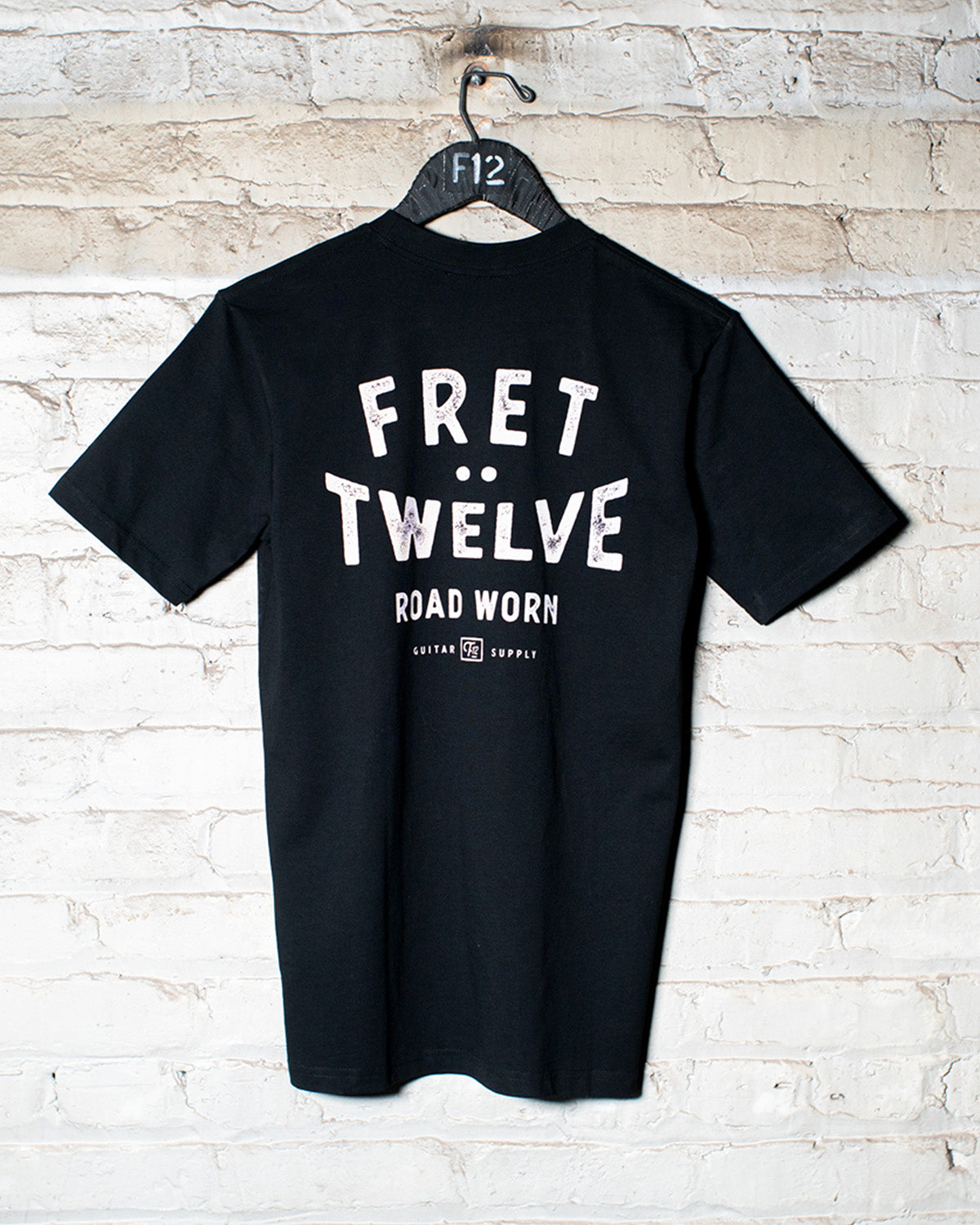 Latch - Road Worn Tee - Black Graphic Shirt | FRET12