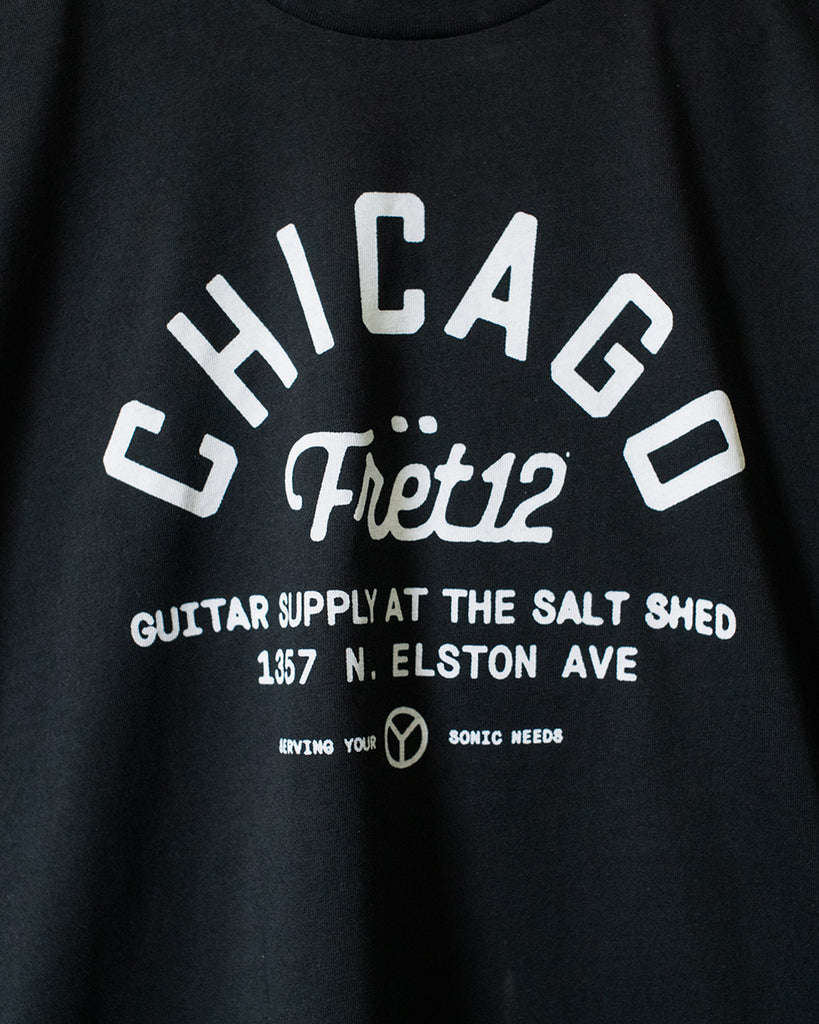 GUITAR SUPPLY AT THE SALT SHED TEE - BLACK