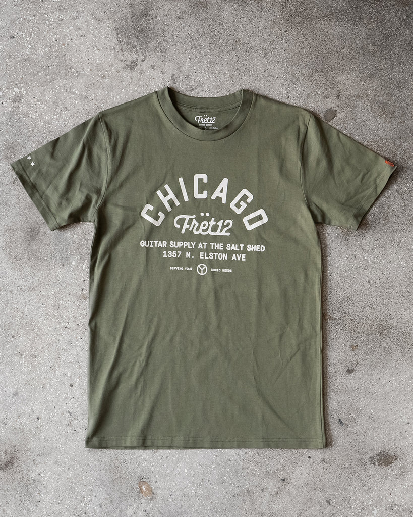 GUITAR SUPPLY AT THE SALT SHED TEE - ARMY
