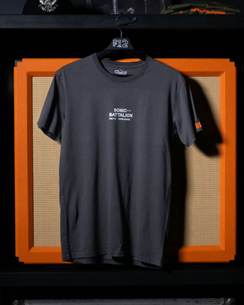 SONIC BATTALION TEE - CHARCOAL