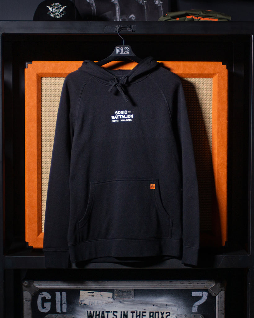 SONIC BATTALION HOODIE- BLACK