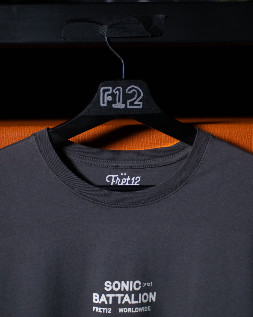 SONIC BATTALION TEE - CHARCOAL