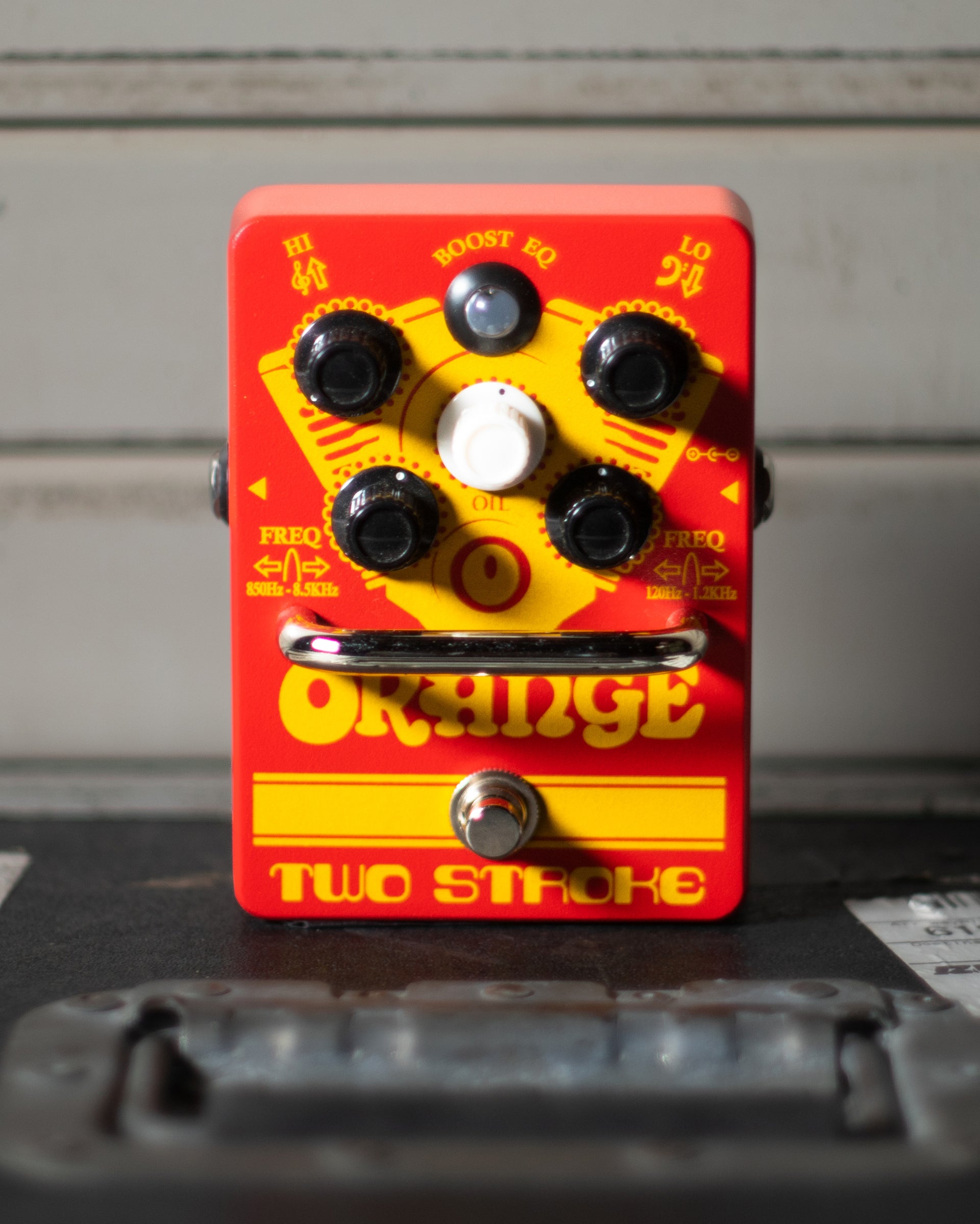 orange effects pedals Orange Two Stroke Boost EQ Pedal