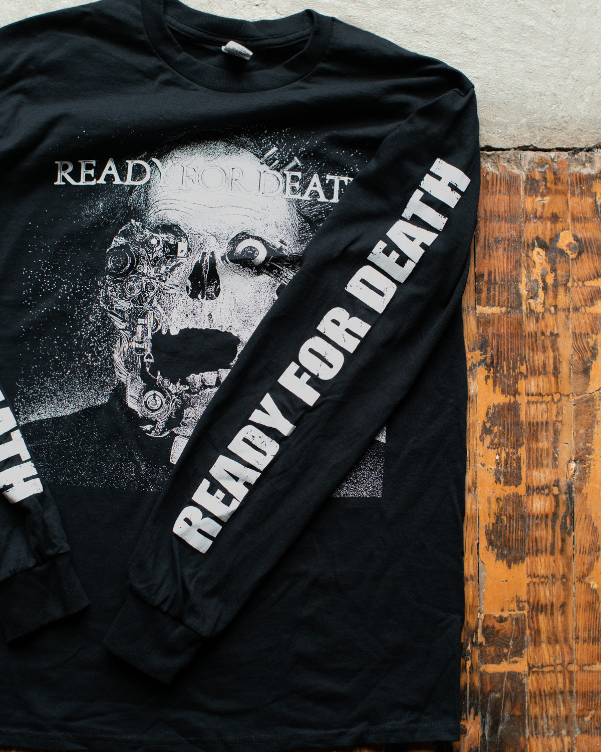 Ready For Death - Cyborg Priest Long Sleeve T-Shirt