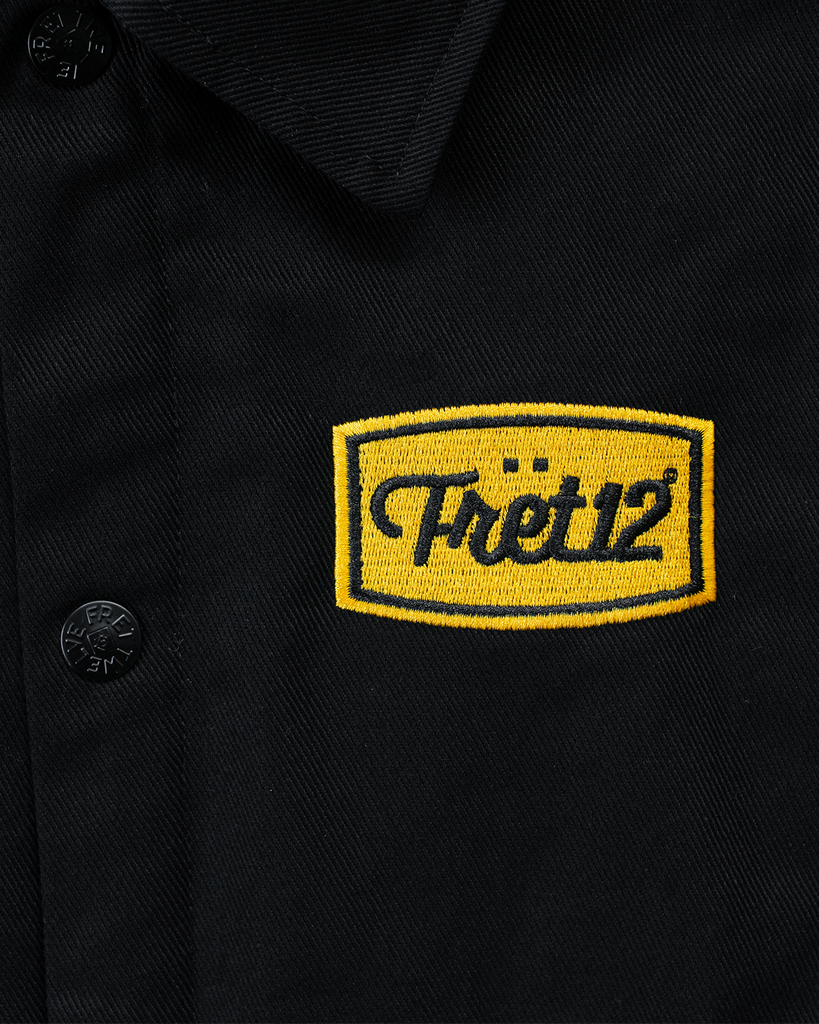 FRET12 ELECTRIC DETROIT BOLT WORK JACKET - BLACK