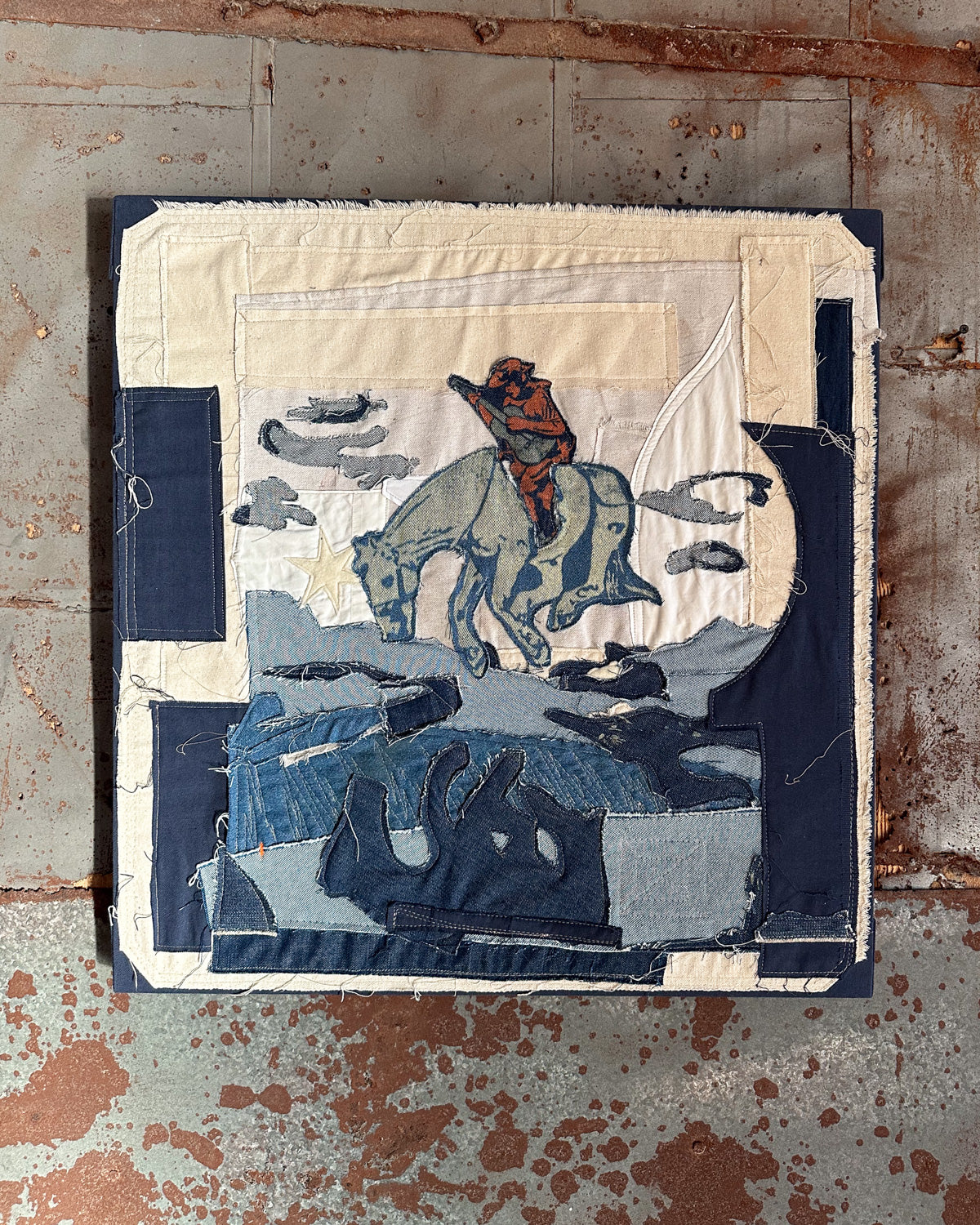 BRONCO PATCHWORK - Stretched Canvas – FRET12