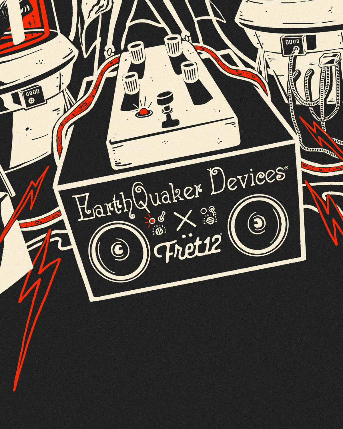 FRET12 x EarthQuaker Devices: Fuzz Art Print