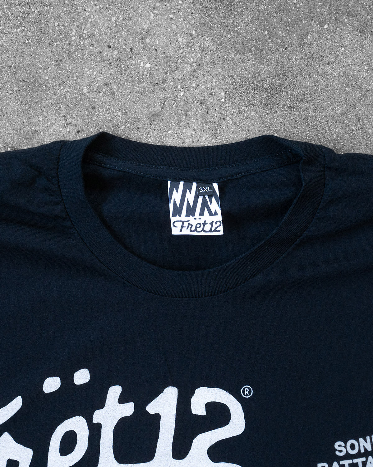 Graphic Archive Tee - Black Graphic Shirt - Size 3XL [9/16] | FRET12