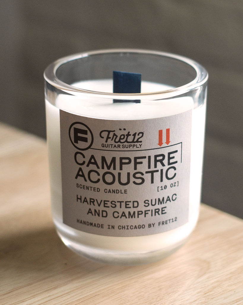 CAMPFIRE ACOUSTIC FRET12 CANDLE – LARGE 10 OZ