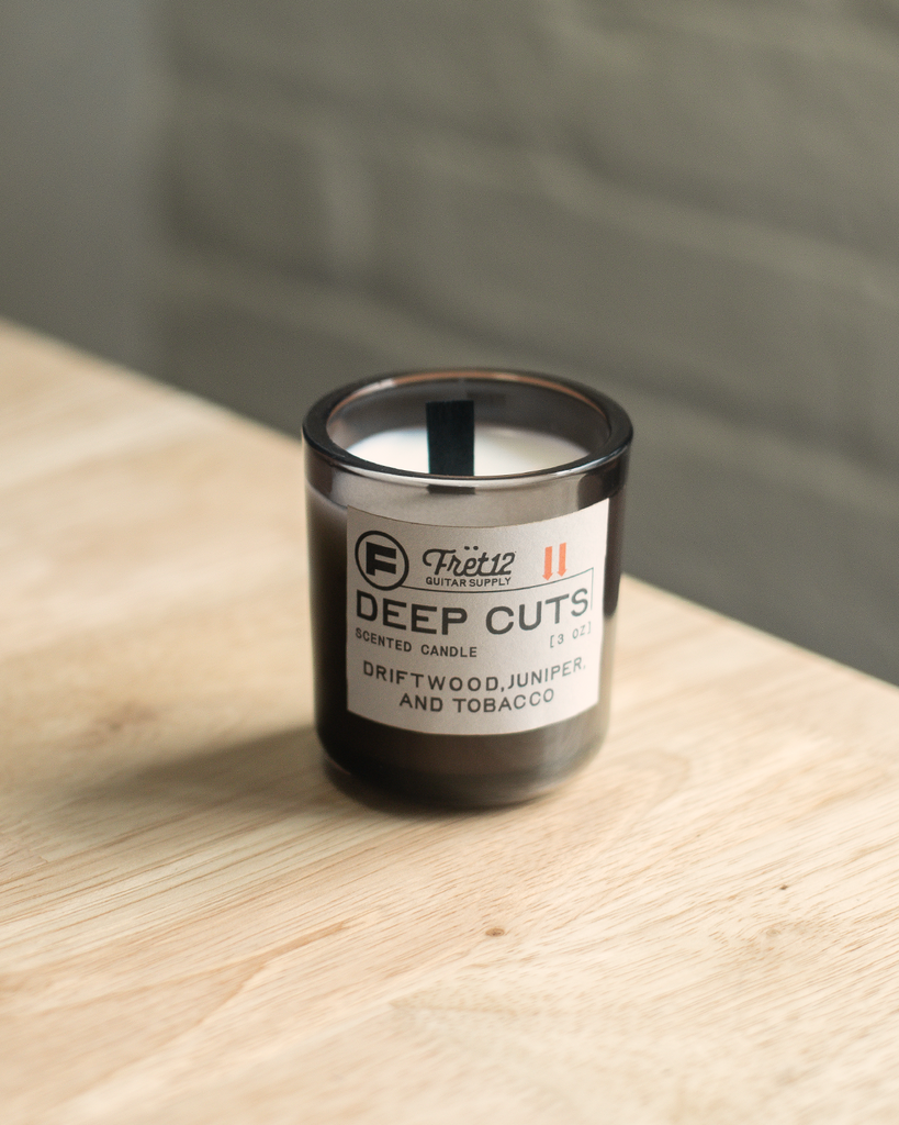 DEEP CUTS FRET12 CANDLE – SMALL 3 OZ