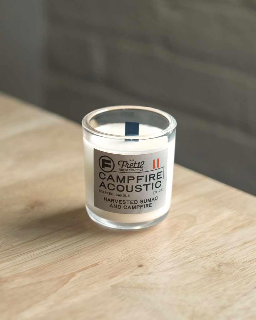 CAMPFIRE ACOUSTIC FRET12 CANDLE – SMALL 3 OZ