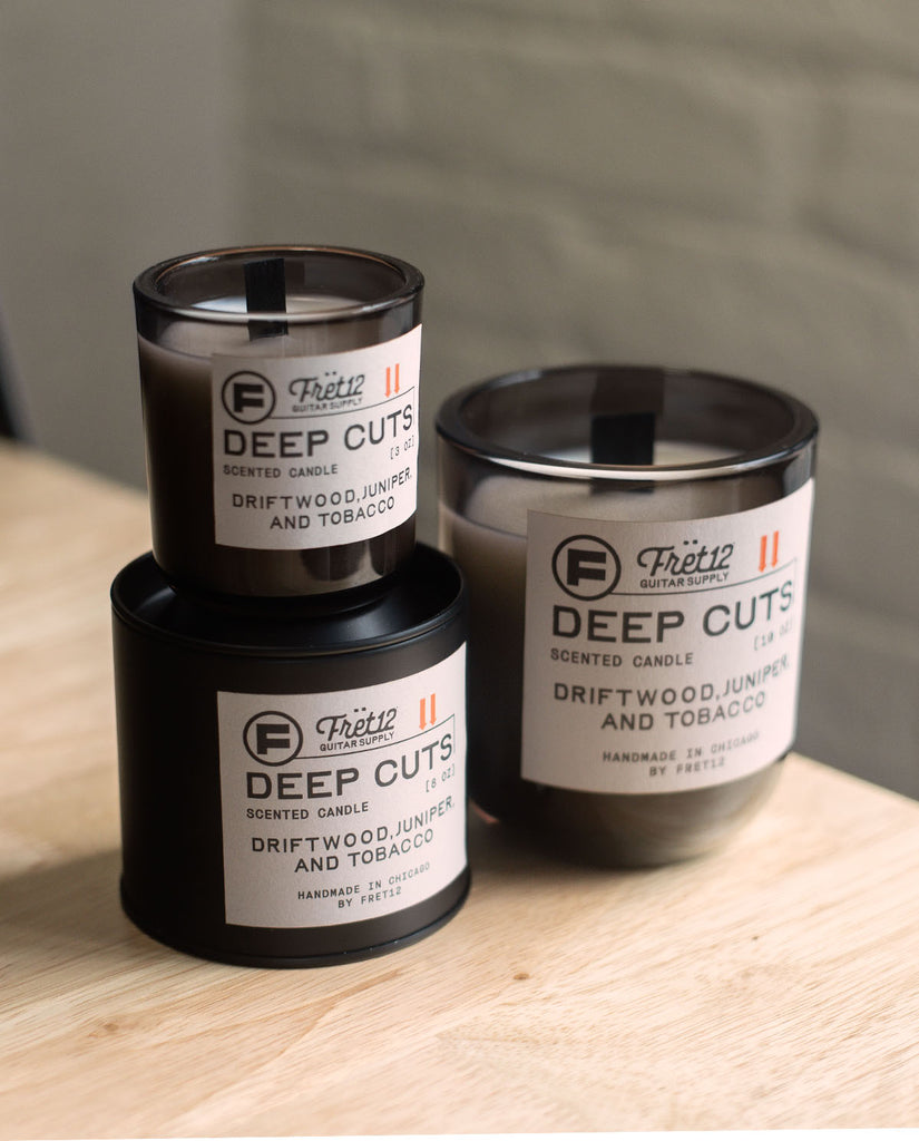 DEEP CUTS FRET12 CANDLE – SMALL 3 OZ