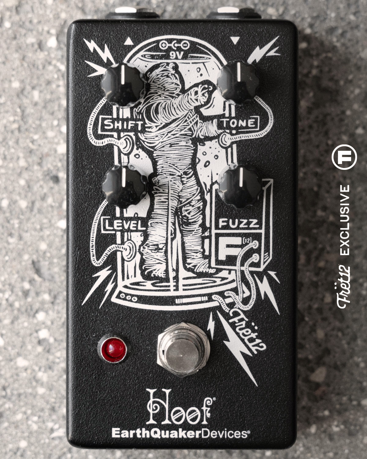 ギター EarthQuaker Devices Hoof Limited Black Earthquaker Devices Cloven Hoof v2 Inverse Black – Chicago Music