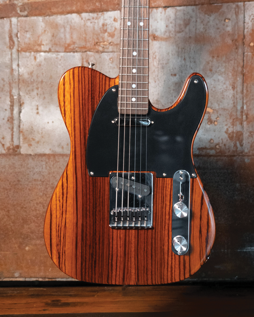 Furlan T-Style Guitar - Swamp Ash/Zebrawood