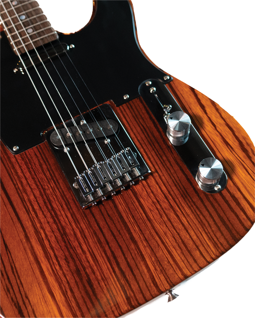 Furlan T-Style Guitar - Swamp Ash/Zebrawood