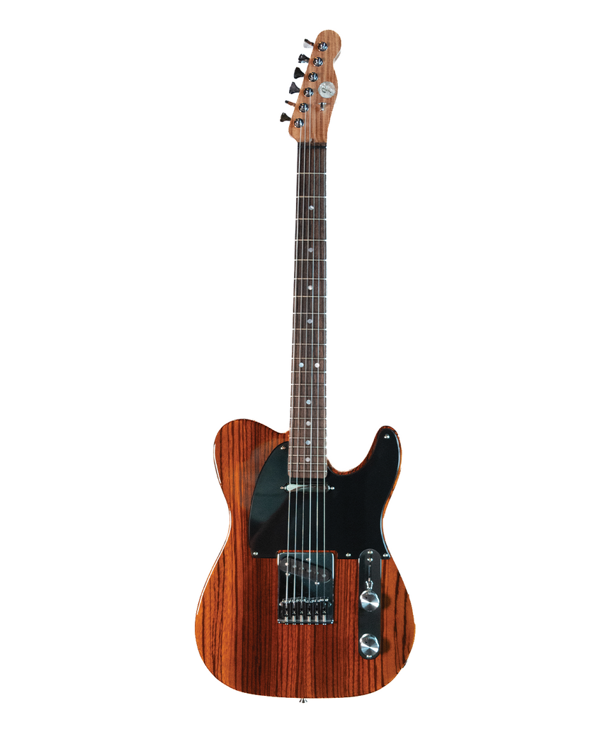 Furlan T-Style Guitar - Swamp Ash/Zebrawood