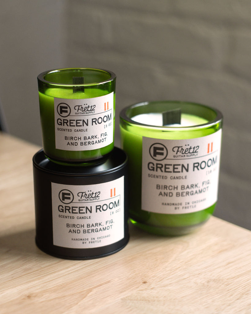 GREEN ROOM FRET12 CANDLE – LARGE 10 OZ
