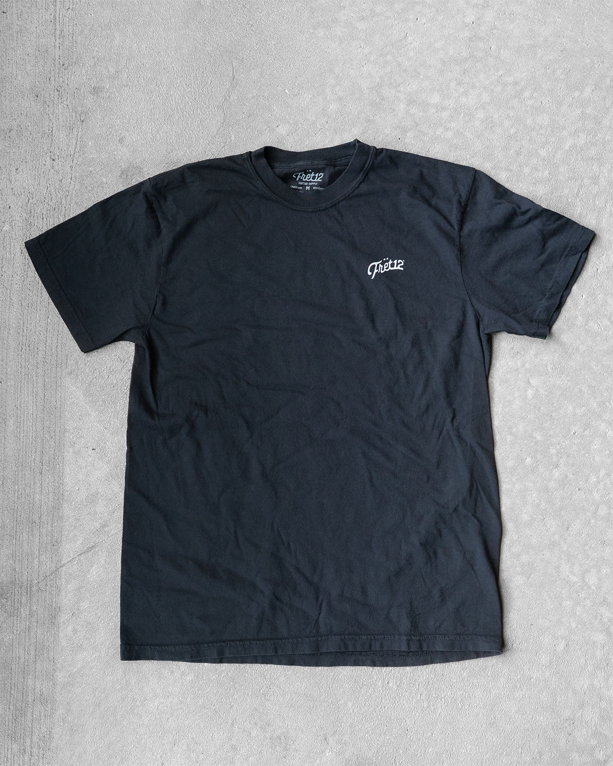 String Thing Arch Tee - Black Graphic Shirt | FRET12