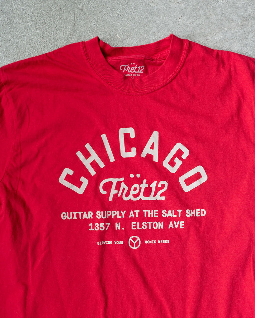 GUITAR SUPPLY AT THE SALT SHED TEE - RED