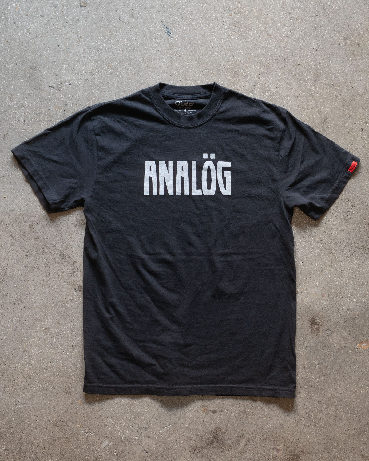 Simply Analog Tee - Black Graphic Shirt | FRET12