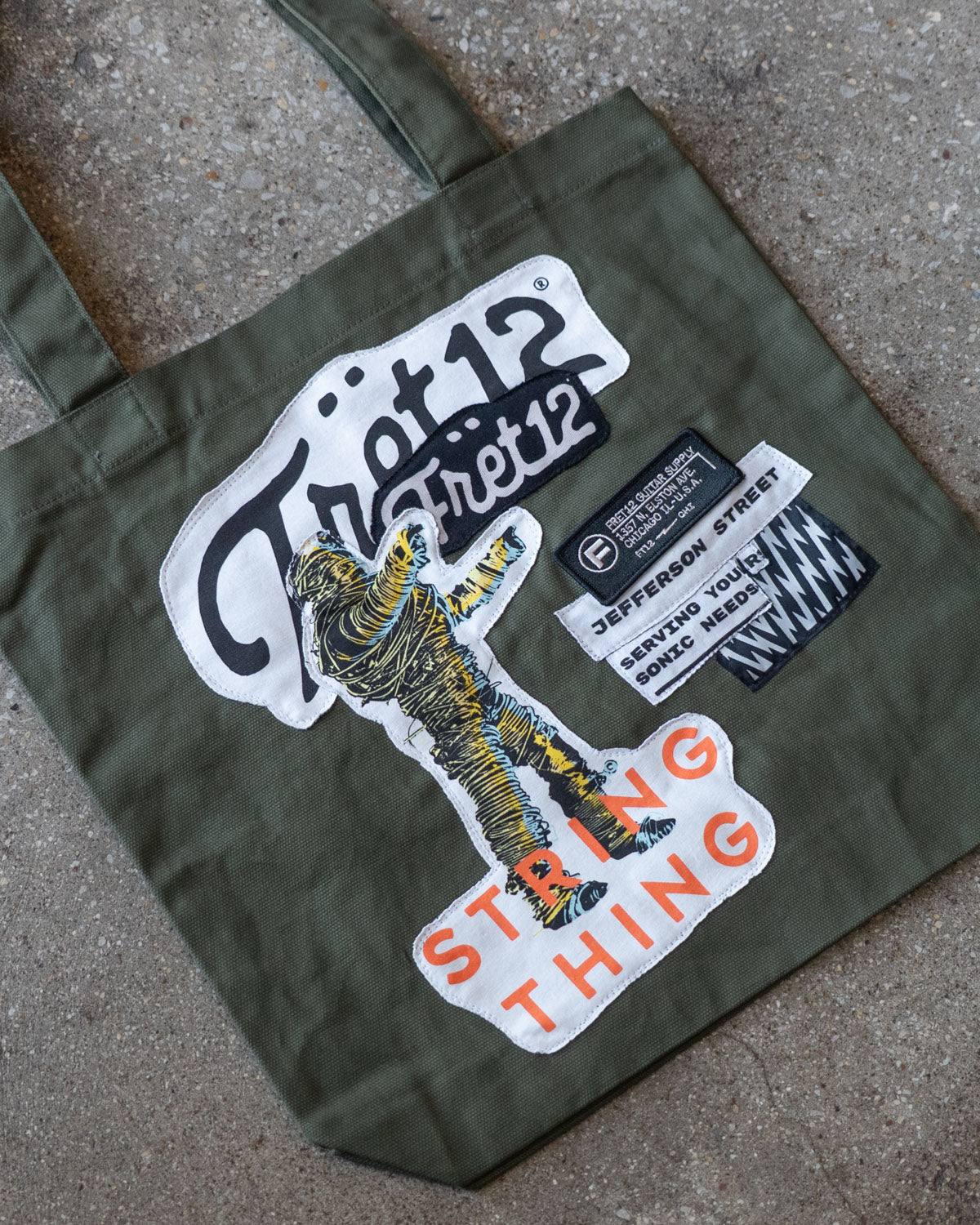 RECORD TOTE BAG – Upcycled 05 – FRET12