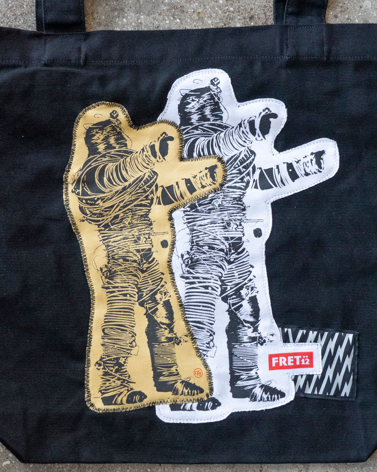 RECORD TOTE BAG – Upcycled 02 – FRET12