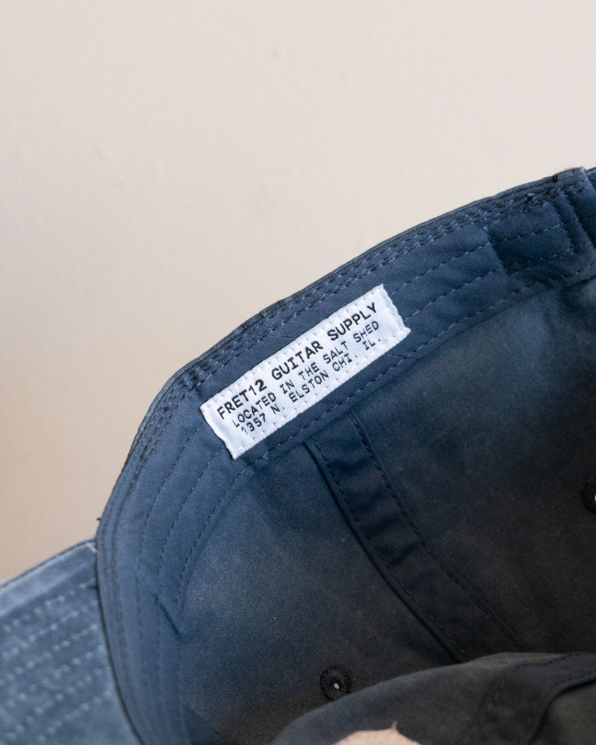 Twelve 6 Panel Hat - Faded Blue Baseball Cap | FRET12