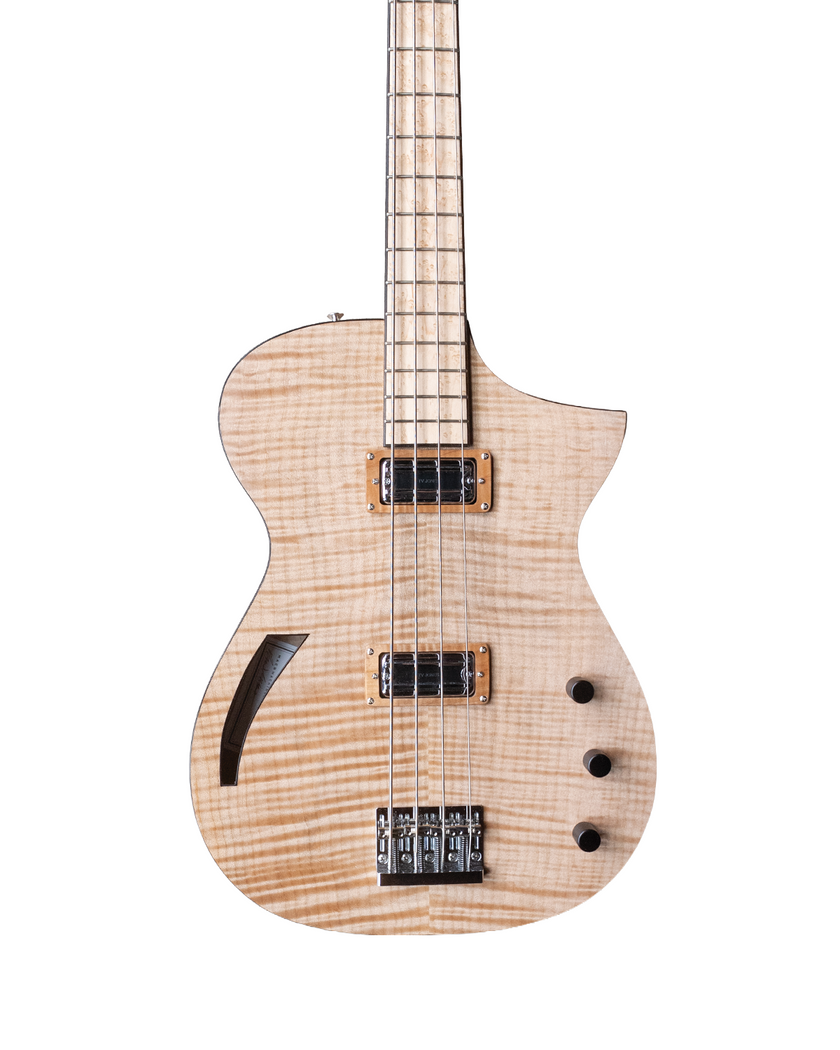 MachMachines Cuyler Model Hollow-Body Electric Bass Guitar