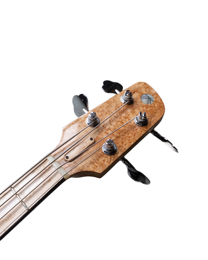 MachMachines Cuyler Model Hollow-Body Electric Bass Guitar