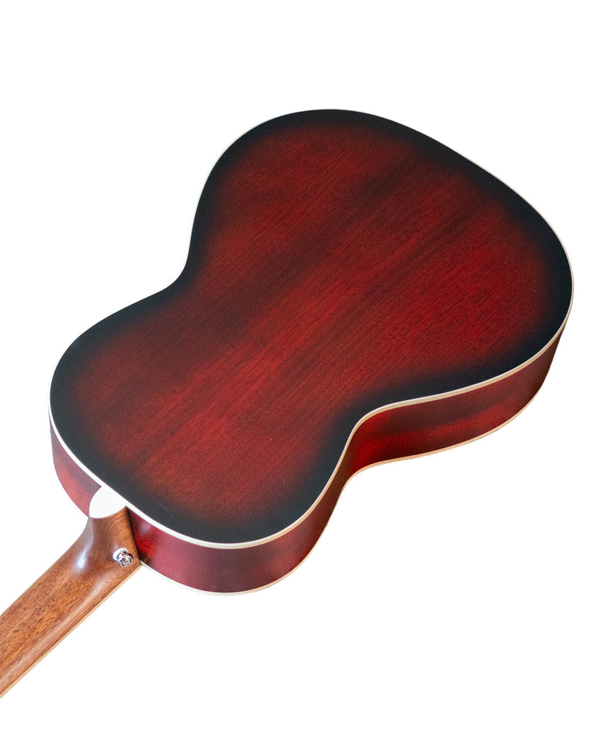 PRS Parlor Acoustic - Fire Red Burst Gloss Top Satin Back